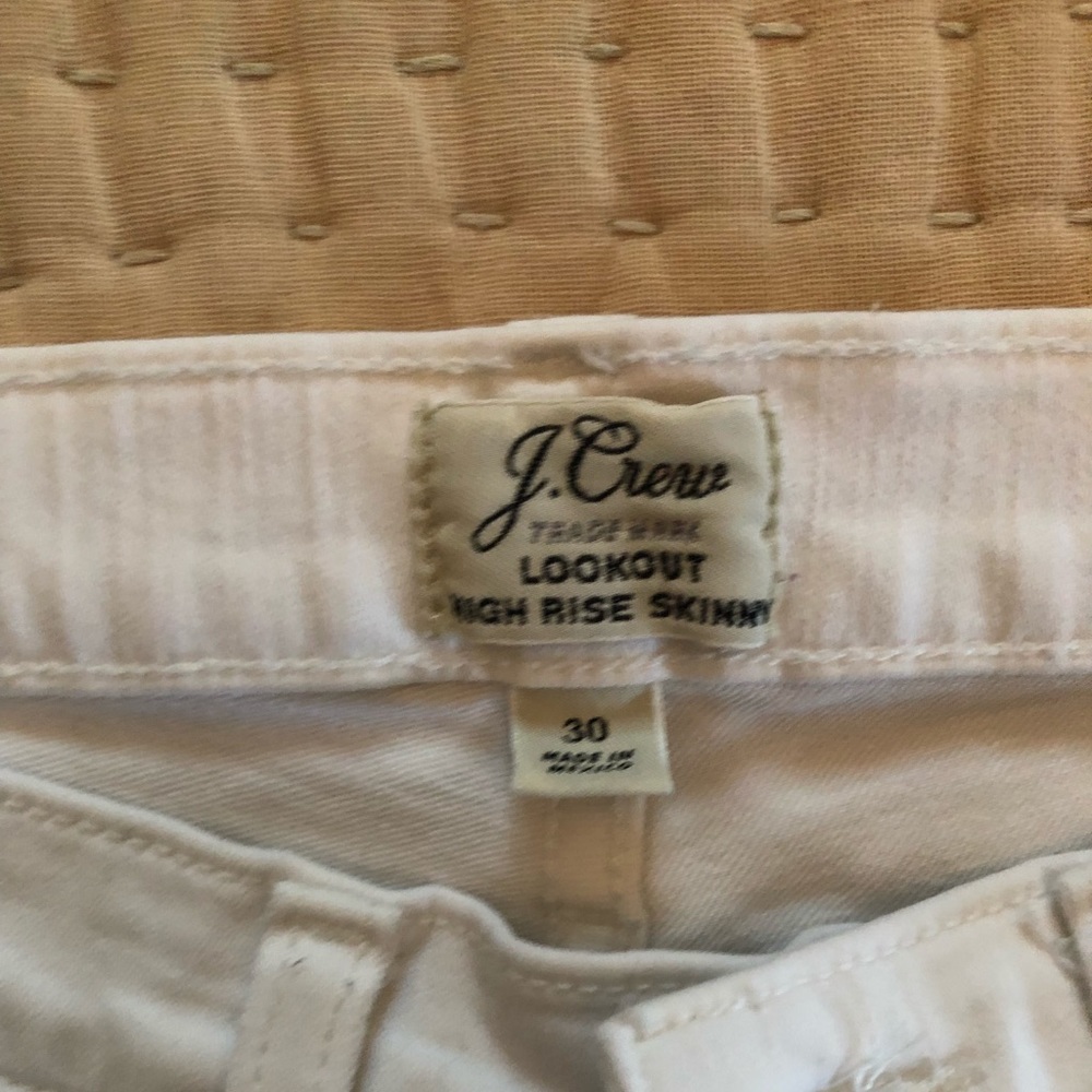 J Crew Lookout High Rise Skinny Jeans Size 30